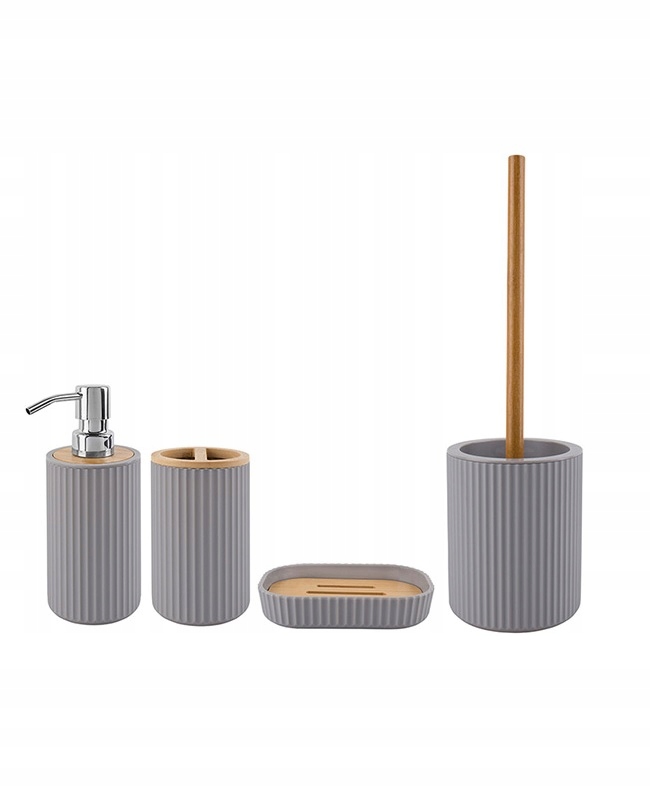 Kupelňový set doplnkov - RAYON SET KÚPEĽŇOVÁ SADA so 4 ks