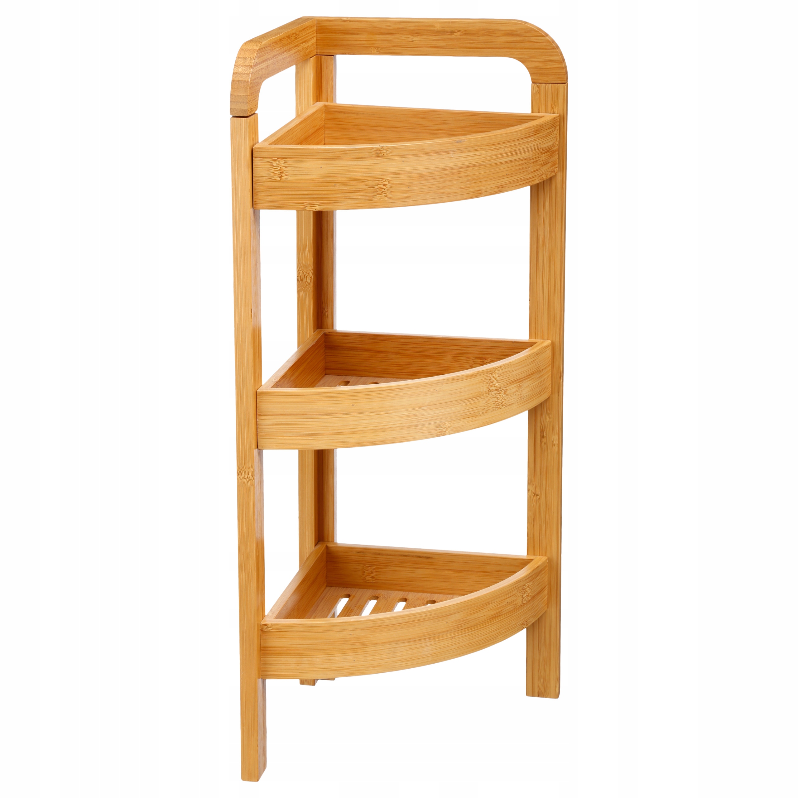 Polička do kúpelne - KÚPEĽŇOVÉ KOŠTELE KÚPEĽNE BAMBOO 3 POLICE 23x61