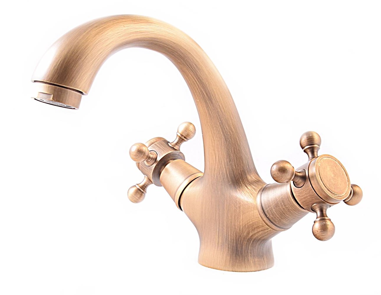 Umyvadlová batéria - RETRO STARÉ ZLATÉ UMÝVADLO SINK TAP