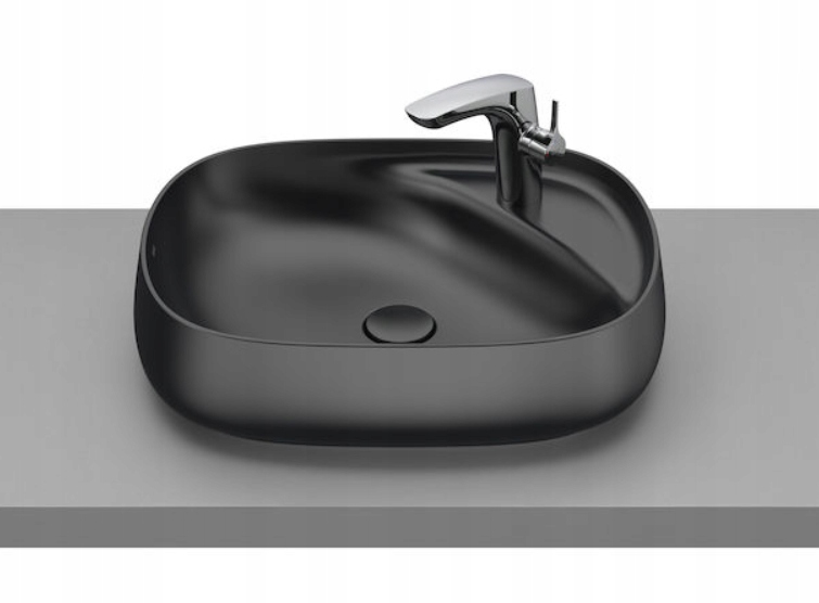 Umývadlo - ROCA BEYOND WASHBASIN MOUNTED 58,5x45,5cm ONYX