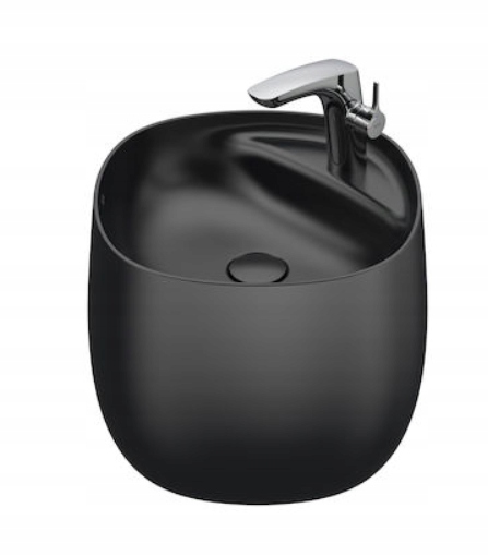 Umývadlo - ROCA BEYOND WALL MOUNTED WASHBASIN 47x46cm ONYX