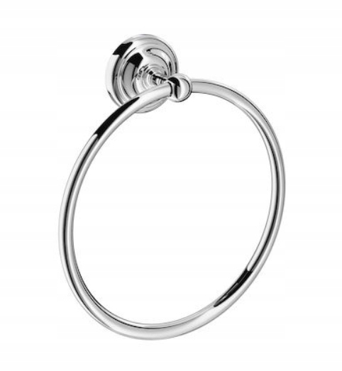Vešiak - ROCA CARMEN RANGER ROUND WALL METAL CHROME