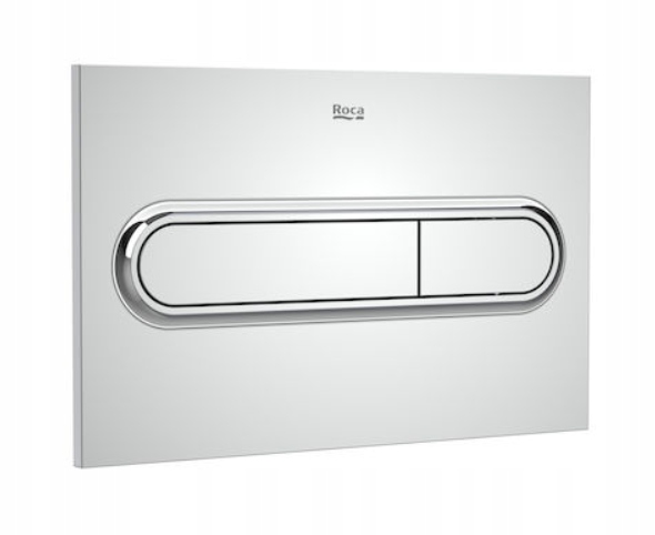 WC tlačidlo - TLAČIDLO ROCA DUPLO JEDNO PL1 DVOJNÁSOBNÝ CHROM