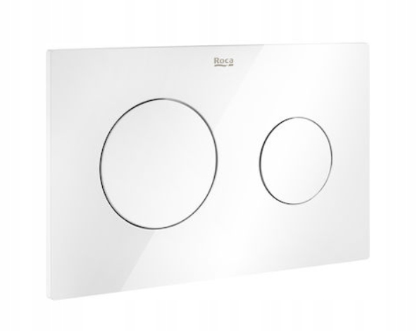 WC tlačidlo - ROCA DUPLO ONE PL10 DVOJNÁSOBNÉ TLAČIDLO BIELE