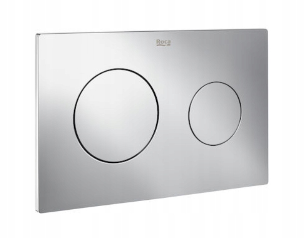 WC tlačidlo - ROCA DUPLO ONE PL10 DVOJNÁSOBNÍKOVÉ TLAČIDLO CHROM MAT