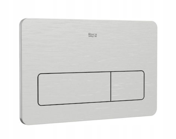 WC tlačidlo - ROCA DUPLO ONE PL3 PRO DOUBLE BUTTON STEEL