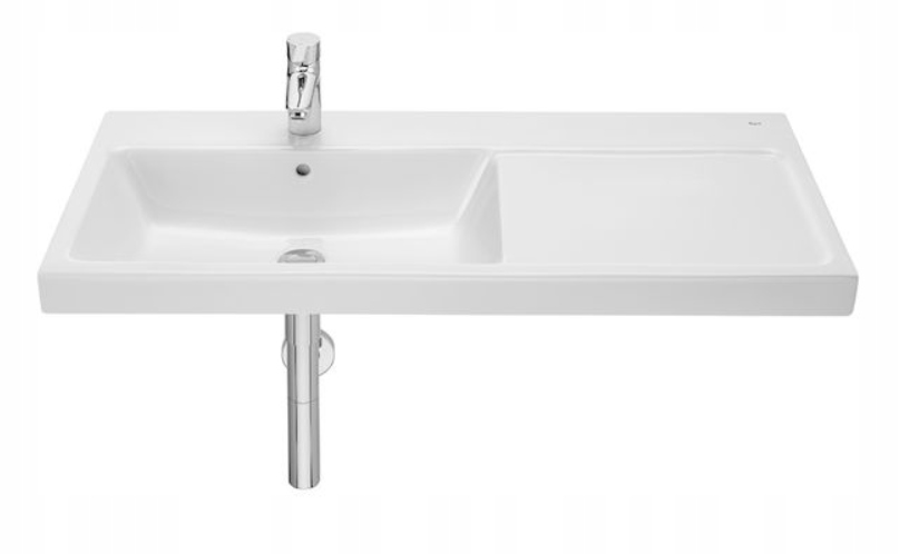 Umývadlo -  ROCA GAP POZASTAVENÉ ĽAVÉ UMÝVADLO 100x46 cm BIELE