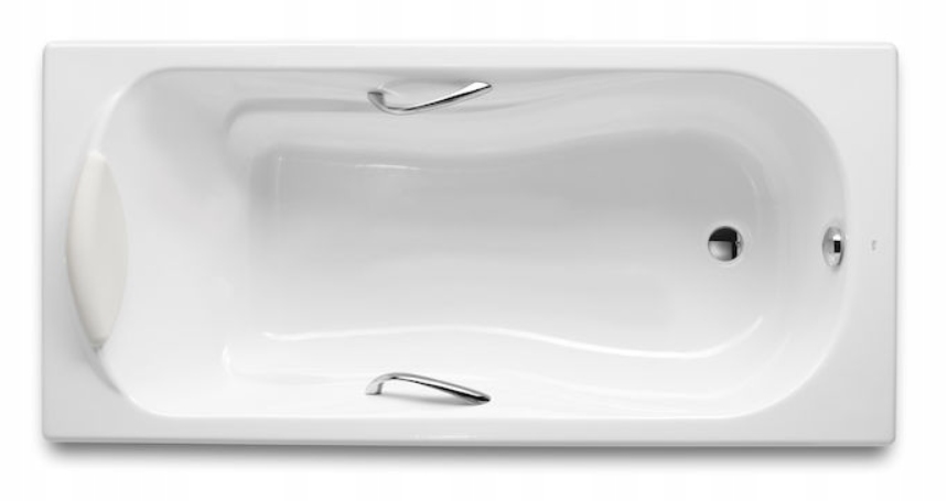 ROCA HAITI RECTANGULAR CAST IRON BATHTUB 160x80 cm