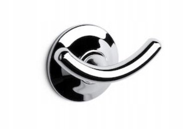Vešiak - HOTELY ROCA DOUBLE WALL HOOK METAL CHROME