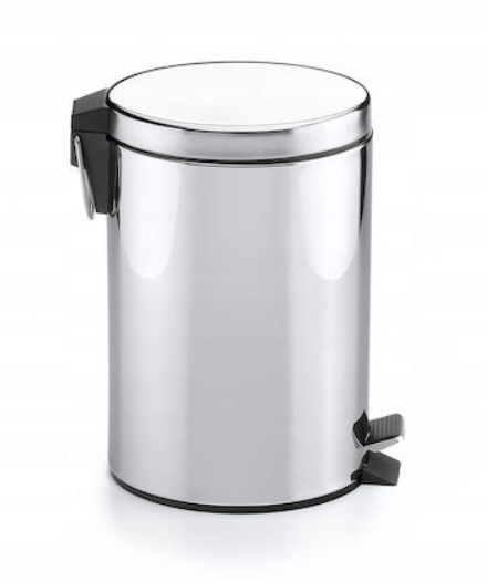 KOŠÍK NA ODPADY ROCA HOTELS 3L KOVOVÝ CHROM
