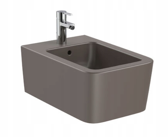 ROCA INSPIRA POZASTAVENÝ BIDET 56x37 cm CAFE