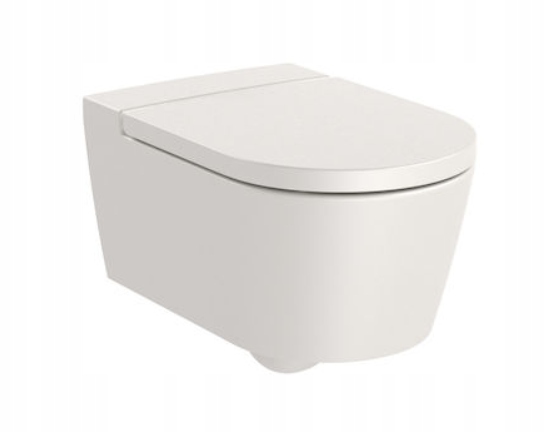 WC MISA - ROCA INSPIRA ZAVESENÁ MISKA Z WC, 56x37 cm BÉŽOVÁ