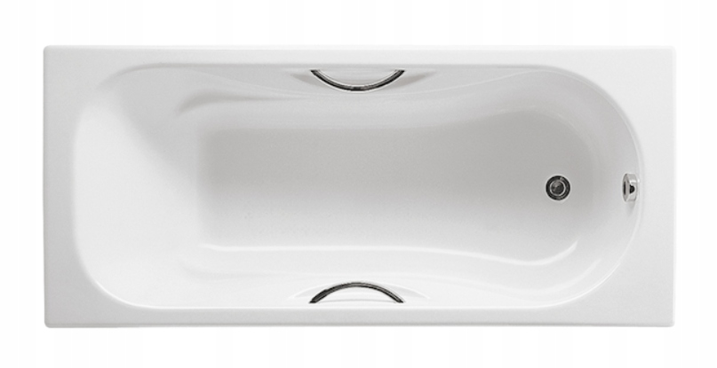 ŽELEZNÁ KÚPEĽŇA ROCA MALIBU RECTANGULAR CAST 150x75 cm