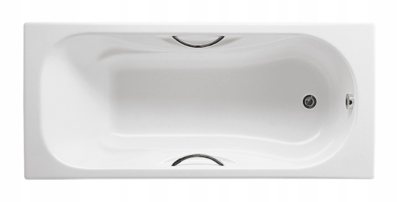 ŽELEZNÁ KÚPEĽŇA ROCA MALIBU RECTANGULAR CAST 160x75 cm