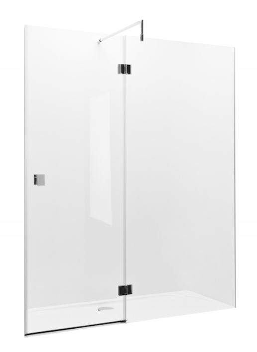 Sprchové dvere - DVERE ROCA METROPOLIS S PEVNÝM POLOM 140x195 cm