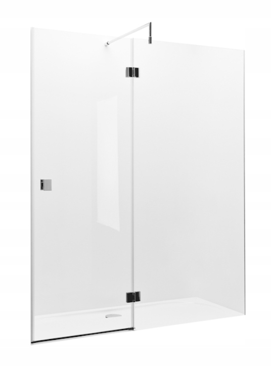 Sprchové dvere - DVERE ROCA METROPOLIS S PEVNÝM POLOM 160x195 cm