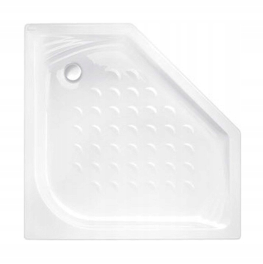 ROCA PENTA PENTAGONÁLNY AKRYLOVÝ SPRCHOVÝ ZÁSOBNÍK 90x90 cm