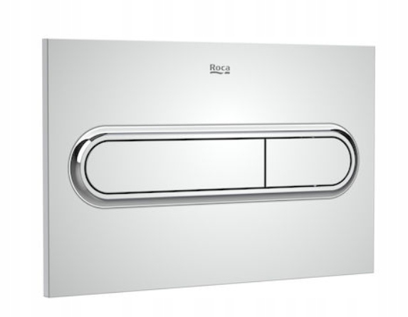 WC tlačidlo - ROCA PL1 2-FUNKČNÉ TLAČIDLO CHROM