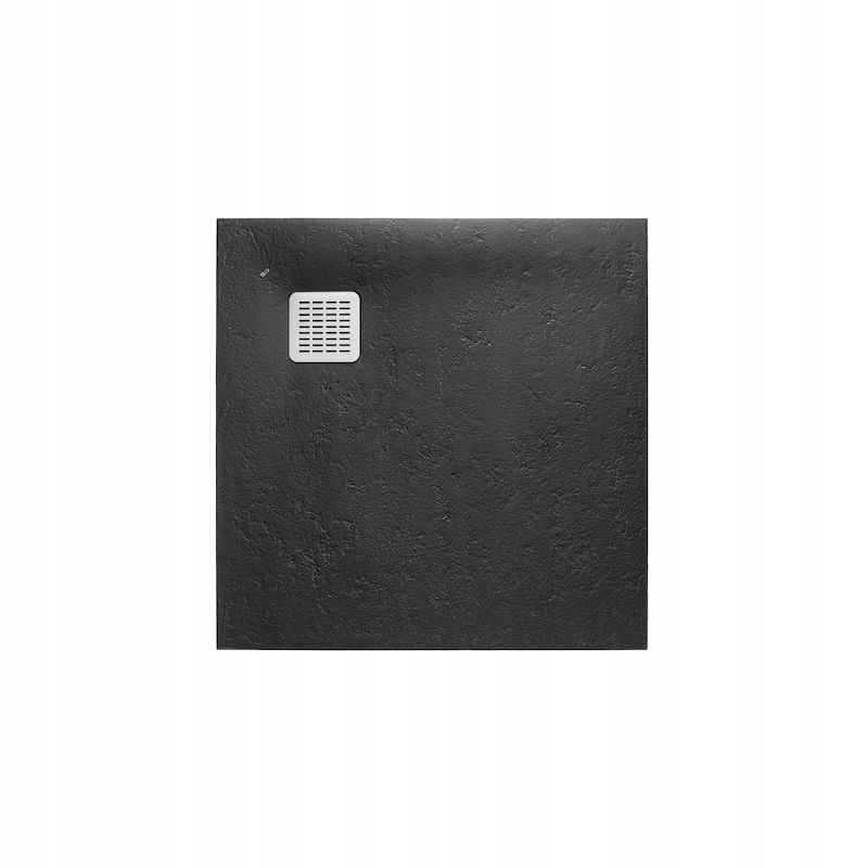 ROCA TERRAN SQUARE SPRCHOVÝ ZÁSOBNÍK 90X90 CM ČIERNY