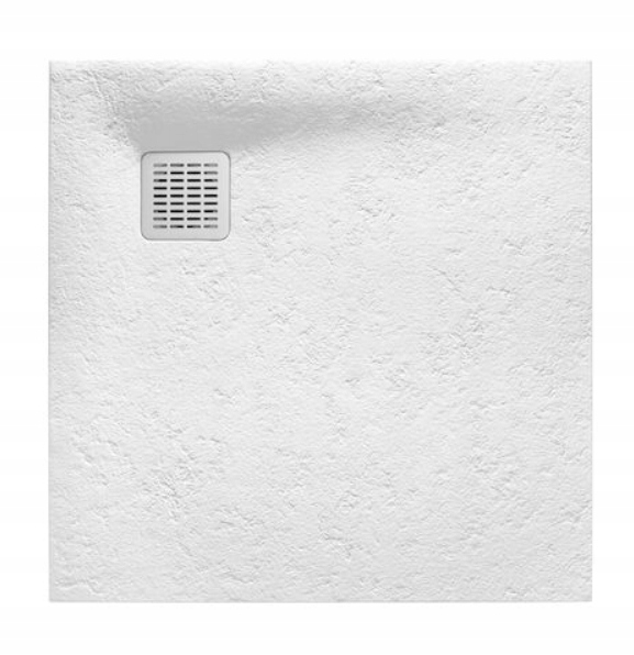 ROCA TERRAN SPRCHOVÝ ZÁSOBNÍK STONEX 100x100 cm BIELY