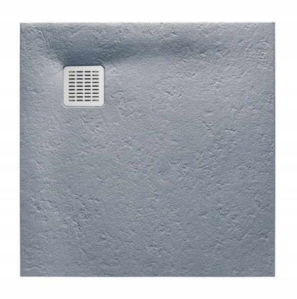 ROCA TERRAN SPRCHOVÝ ZÁSOBNÍK STONEX 80x80 cm ŠEDÝ CEMENT