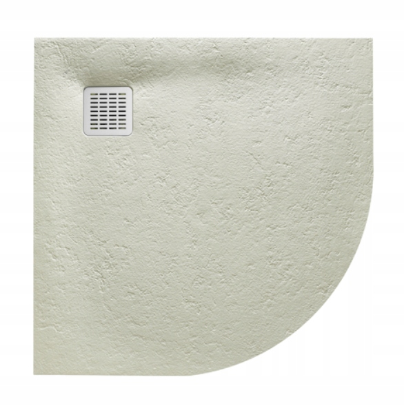 ROCA TERRAN SPRCHOVÝ ZÁSOBNÍK STONEX 90x90 cm ŠEDÝ CEMENT
