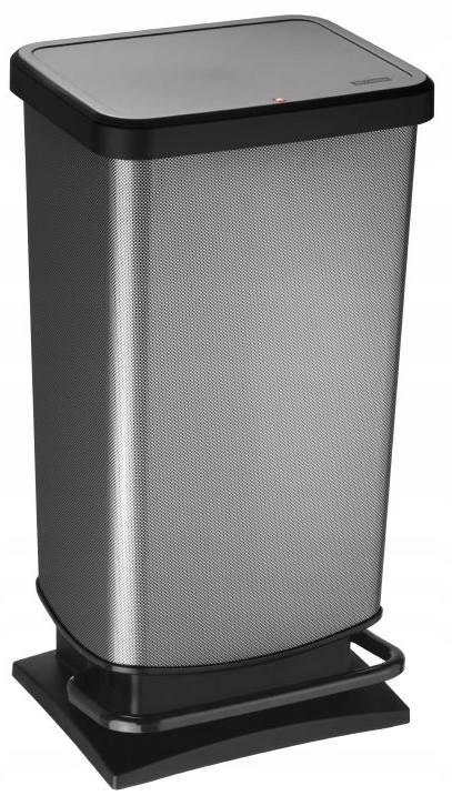 ROTHO PASO CARBON 40l Odpadkový kôš s pedálom