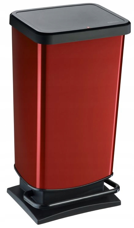 ROTHO PASO RED RED 40l Odpadkový kôš s pedálom