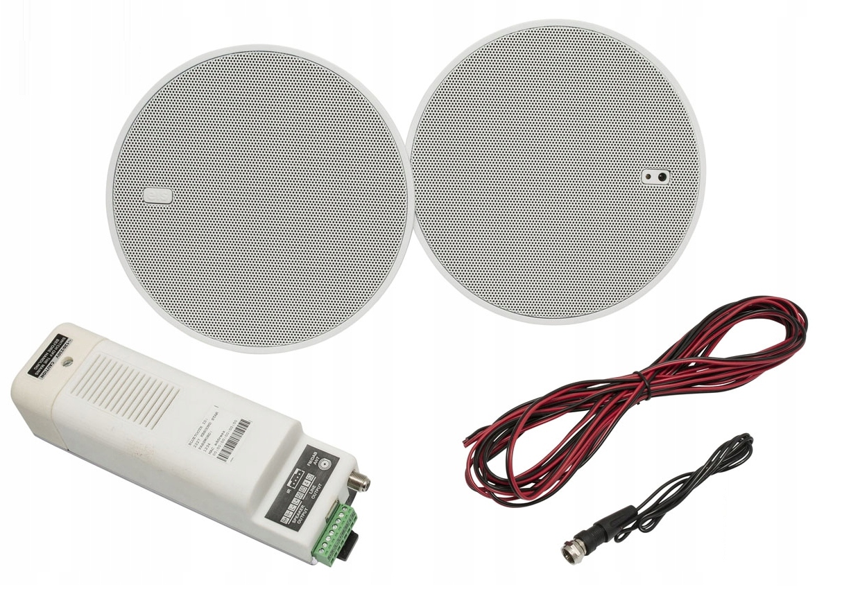 Kupelňový set doplnkov - Stropné rádio Bluetooth s 5 'reproduktormi (50805)