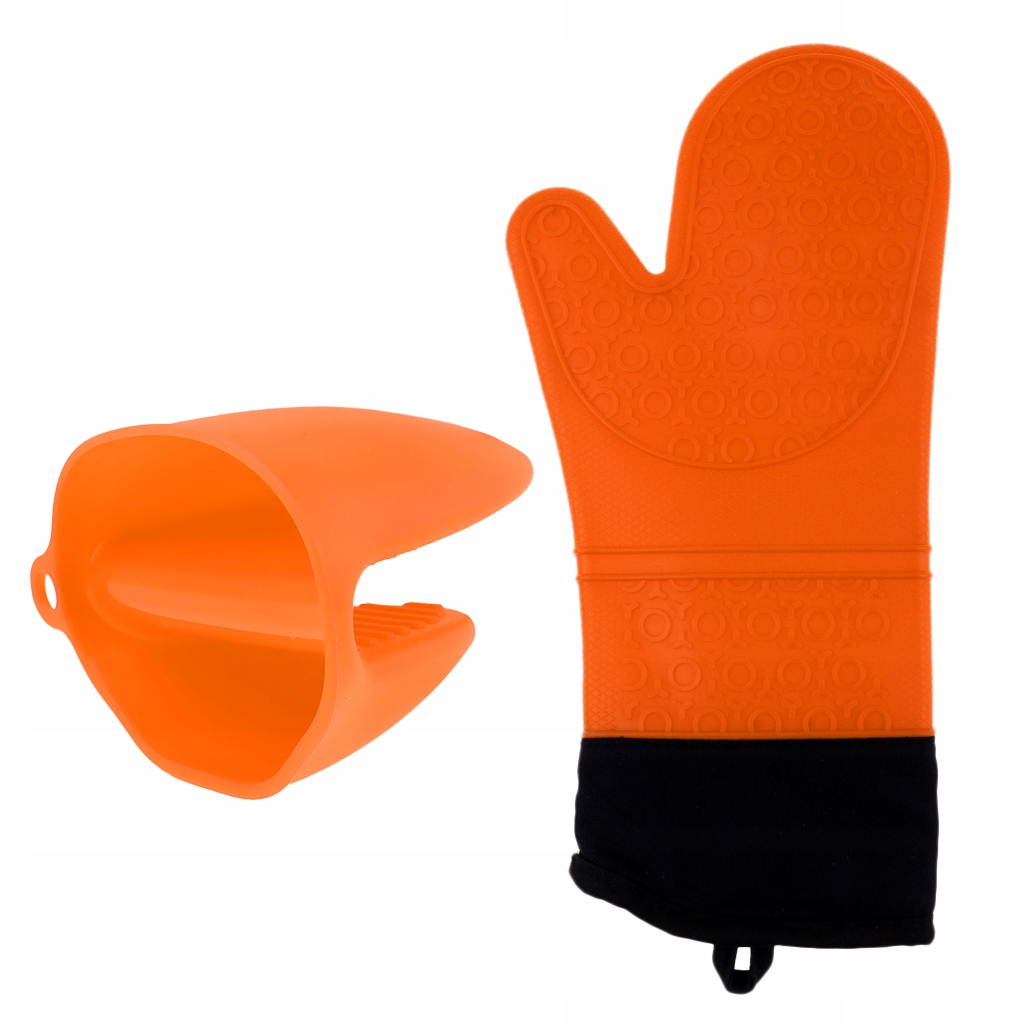 Kuchynská batéria - Silikónová chňapka - oranžová