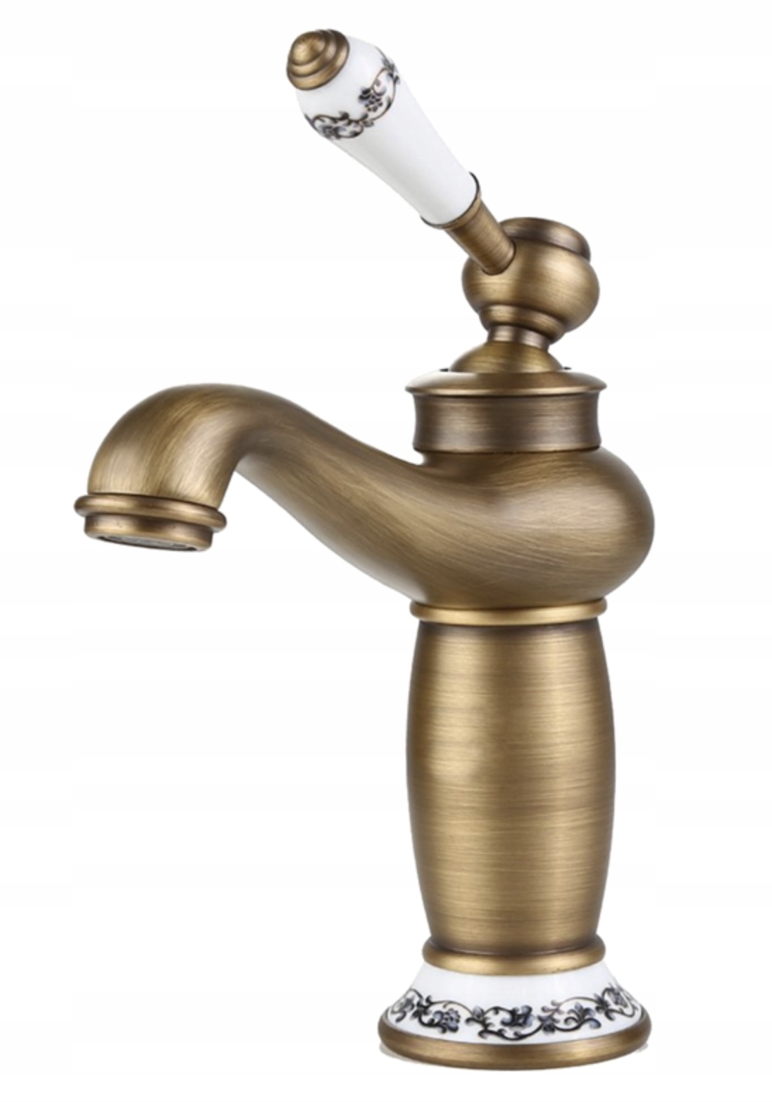 Umyvadlová batéria - Retro faucet faucet mosadz vintage keramika
