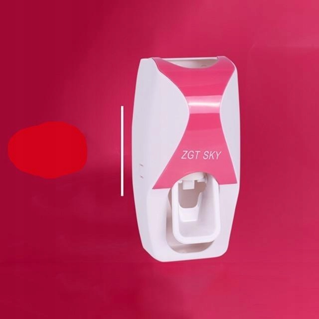 Kupelňový set doplnkov - [Pink E1] Automatický dávkovač zubnej pasty