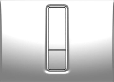 WC tlačidlo - Klapkové tlačidlo SANIT INEO 995 pre WC CHROM