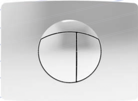 WC tlačidlo - TLAČIDLO PREPLACHOVANIA SANITU S 701 CHROME-BL 16.701,81