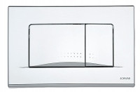 WC tlačidlo - TLAČIDLO SCHWAB DOTS DUO SQUARE CHROME 257429