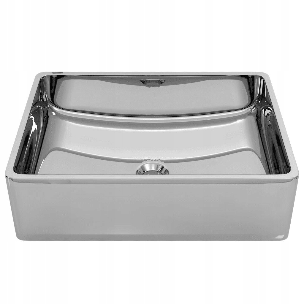 Umývadlo -  SILVER CERAMIC COUNTERTOP WASHBASIN 41 x 30 x 12