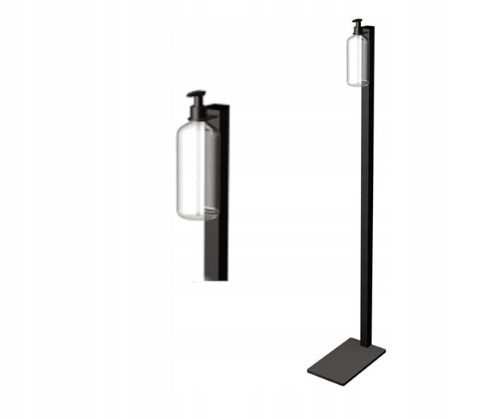 Kupelňový set doplnkov - STOJAN 15x114x 26cm + 0,75 L FĽAŠA NA DEZINFEKCIU