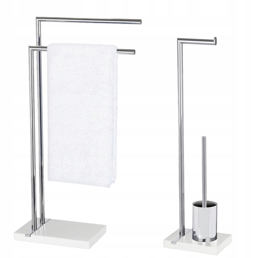 Kupelňový set doplnkov - Stojan, držiak - na uteráky, PAPIER, WC KEFKA