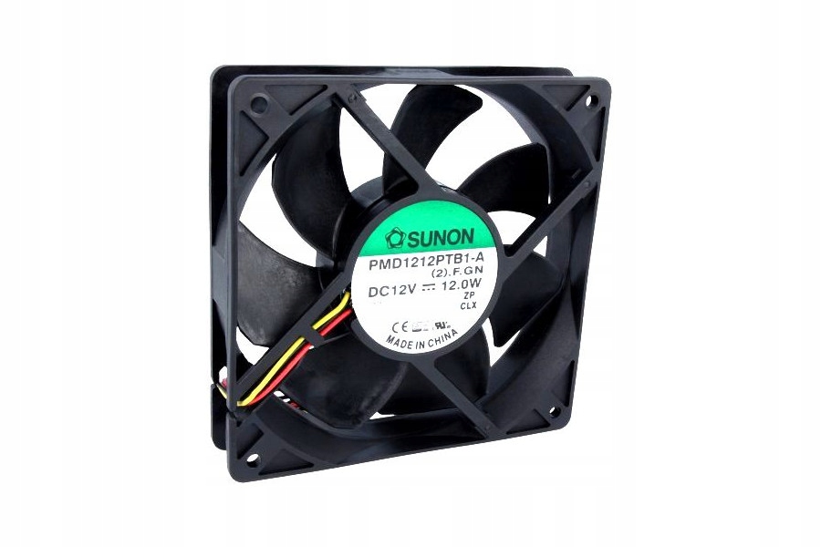 Kupelňový ventilátor - SUNON DC AXIAL 12V 120x120x25mm 254,84m3 / h 54dBA