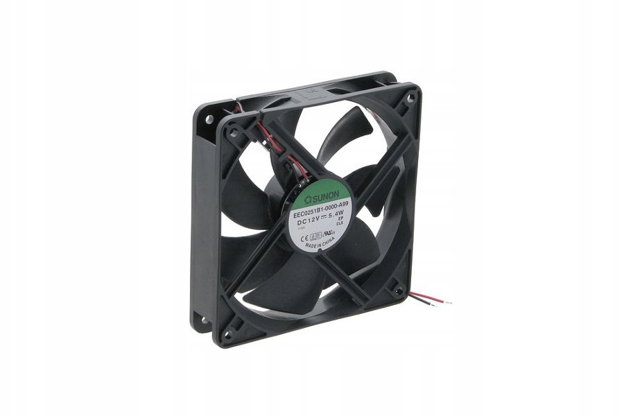 Kupelňový ventilátor - SUNON DC KULOVÝ VENTILÁTOR 12V 120x120mm 183m3 / h