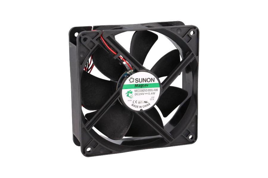 Kupelňový ventilátor - SUNON DC VAPO FAN 24V 120x120x38mm 197m3 / h