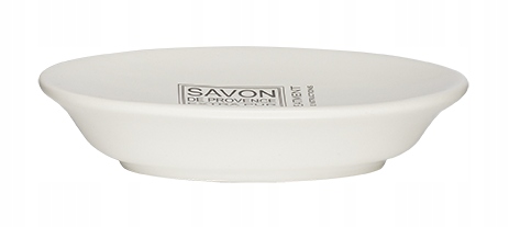 Mydlenička -  Savon de Provence biela keramická miska na mydlo