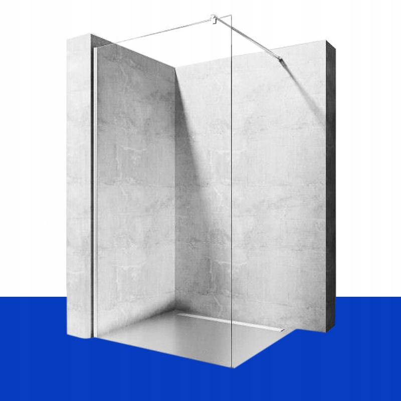 Sprchové dvere - Walk-In sprchová stena 8 mm FELXI 80 CM REA