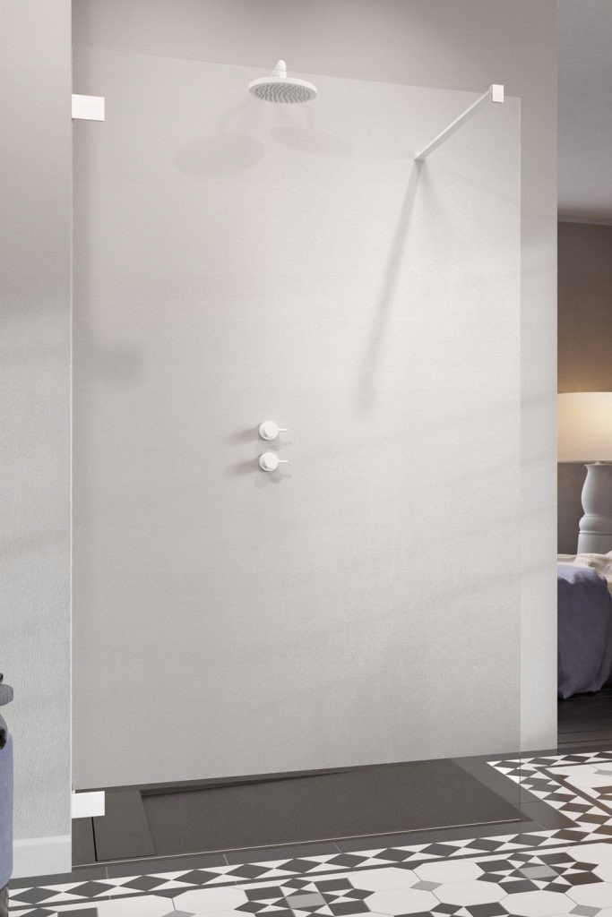 Sprchový kút - Sprchová zástena 100 Essenza Pro Walk-in biela