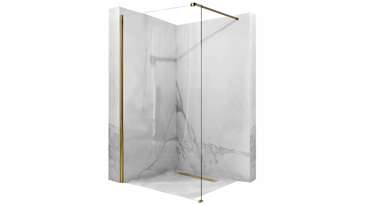Sprchové dvere - WALK-IN AERO GOLD 90 cm sprchová stena REA
