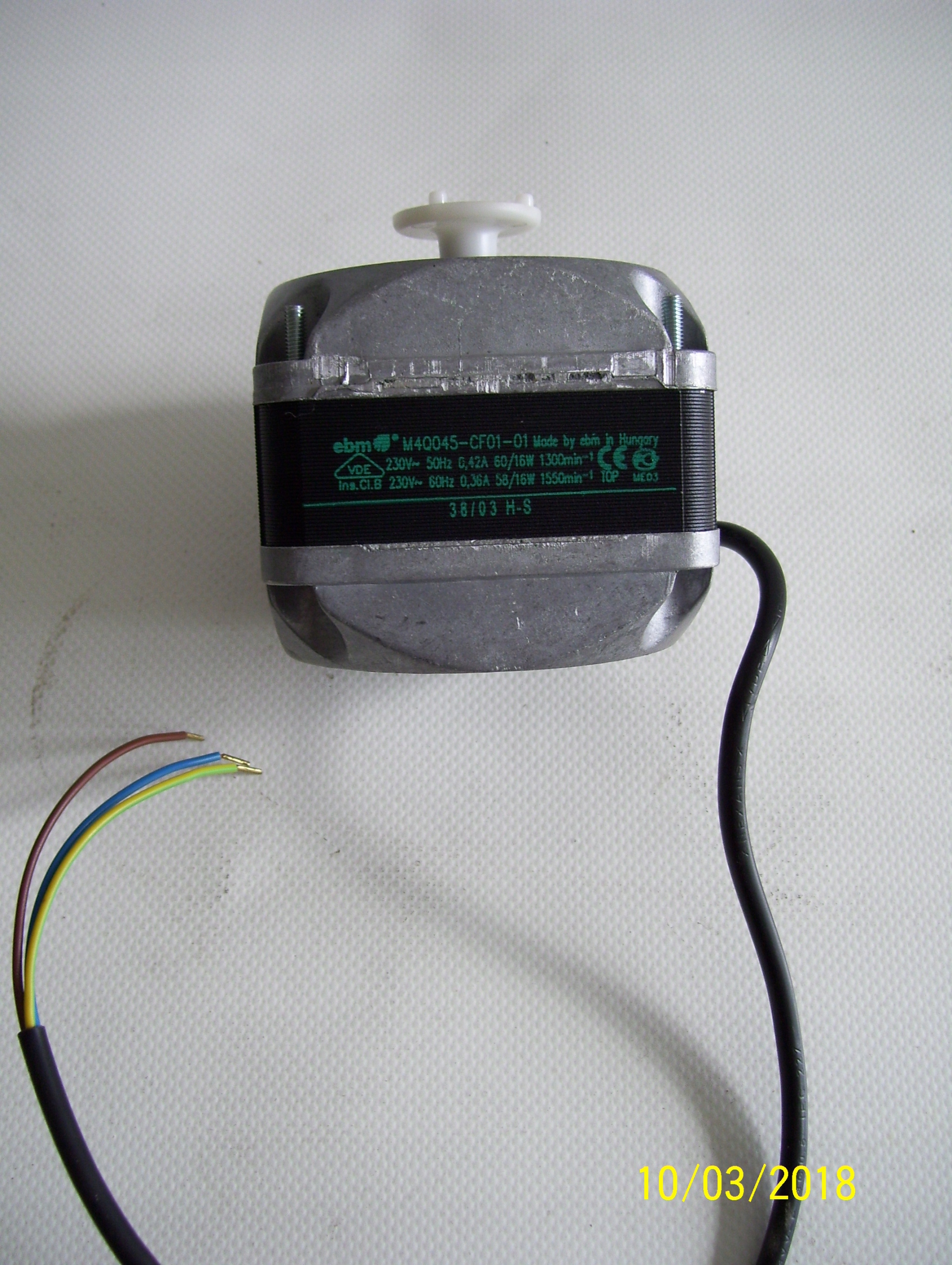 Kupelňový ventilátor - Motor ventilátora EBM 16W ORIGINÁL VYROBENÝ MAĎARSKO