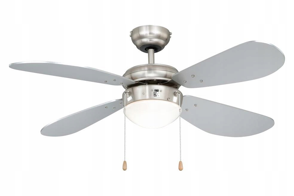 Kupelňový ventilátor - Strieborné stropné svietidlo CLASSIC II 1xE14