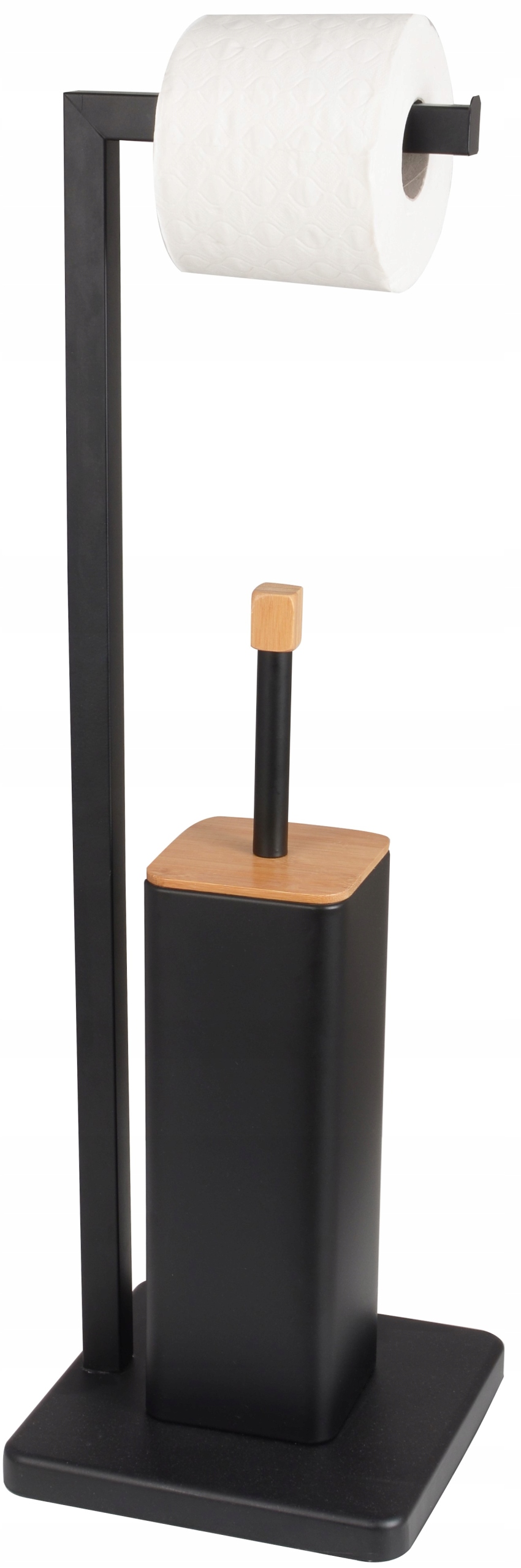 WC kefa - BAMBOO stojan na toaletnú kefu a toaletný papier