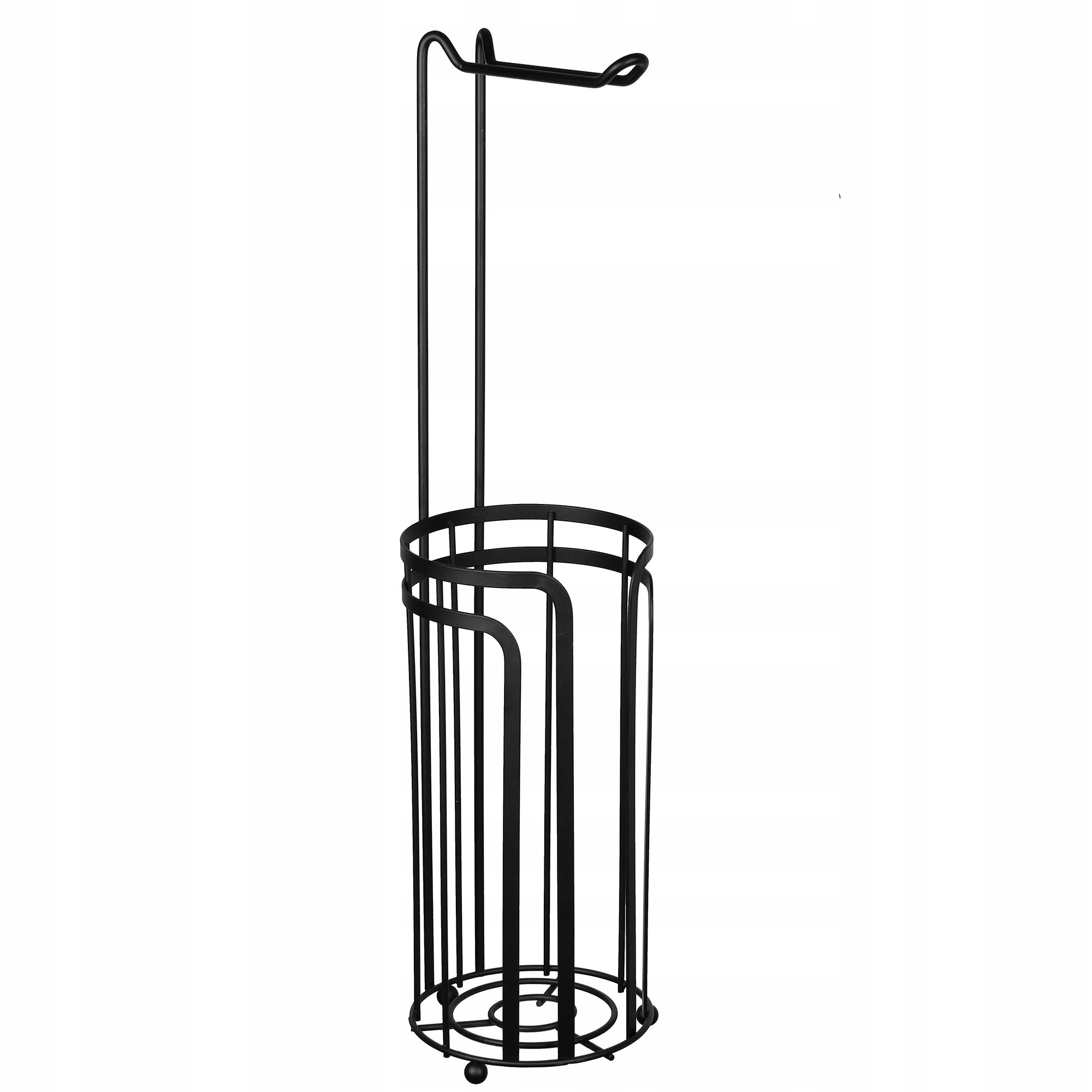 Držiak papiera Stojan na toaletný papier + ZÁSOBNÍK