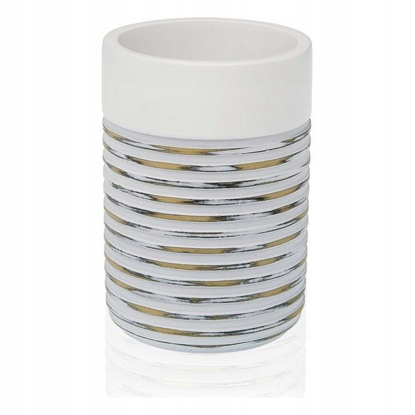 Kupelňový set doplnkov - Držiak na zubnú kefku Plastic White / Sz
